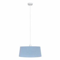 Distribuidor - Lâmpadas Diversas | Colgantes Infantil | COLGANTE CONSCIENCIA 1XE27 CELESTE REGX40X40 CM Ref: 122894008